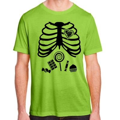 Candy X-Ray Skeleton Rib Cage Adult ChromaSoft Performance T-Shirt