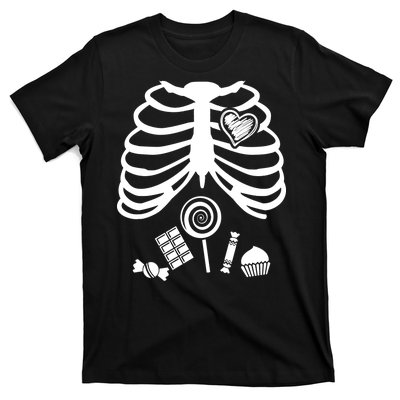 Candy X-Ray Skeleton Rib Cage T-Shirt