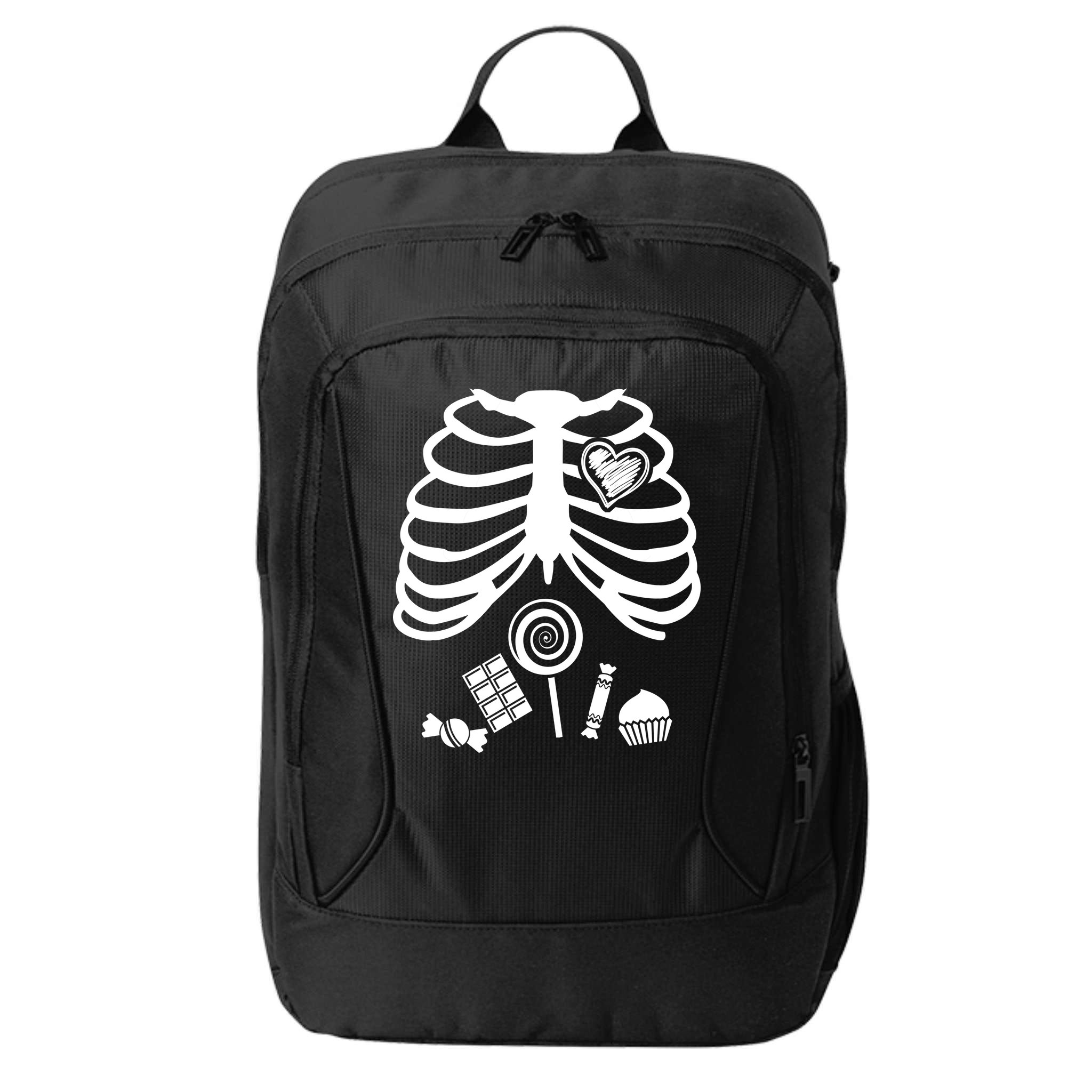 Candy X-Ray Skeleton Rib Cage City Backpack