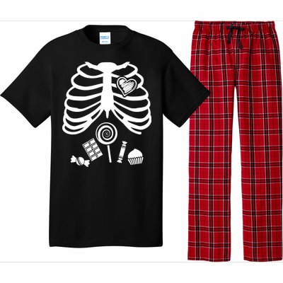 Candy X-Ray Skeleton Rib Cage Pajama Set