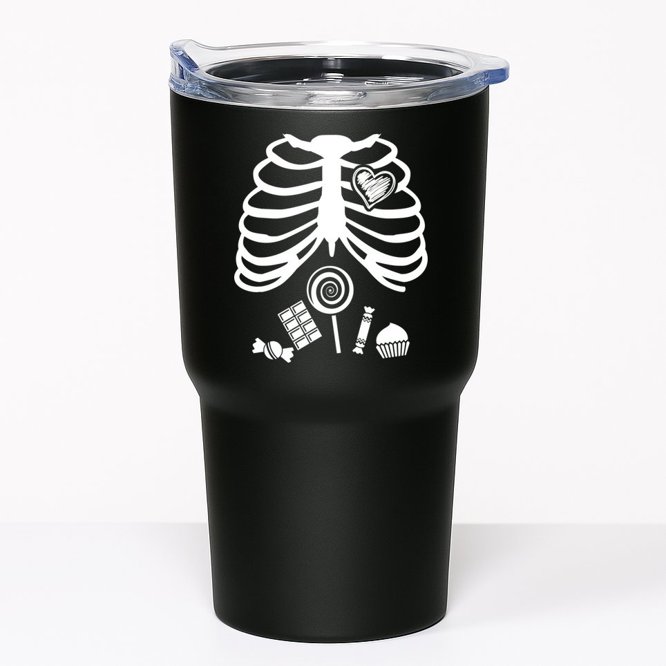 Candy X-Ray Skeleton Rib Cage Tumbler