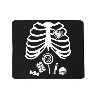 Candy X-Ray Skeleton Rib Cage Mousepad