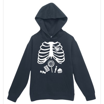 Candy X-Ray Skeleton Rib Cage Urban Pullover Hoodie