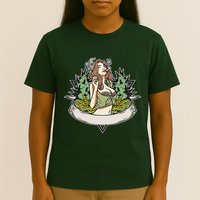 Cannabis Lady Smoking Pot T-Shirt