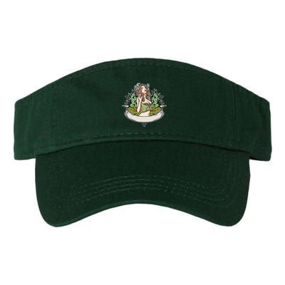 Cannabis Lady Smoking Pot Visor