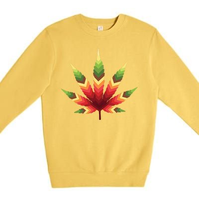 Cannabis Leaf Premium Crewneck Sweatshirt