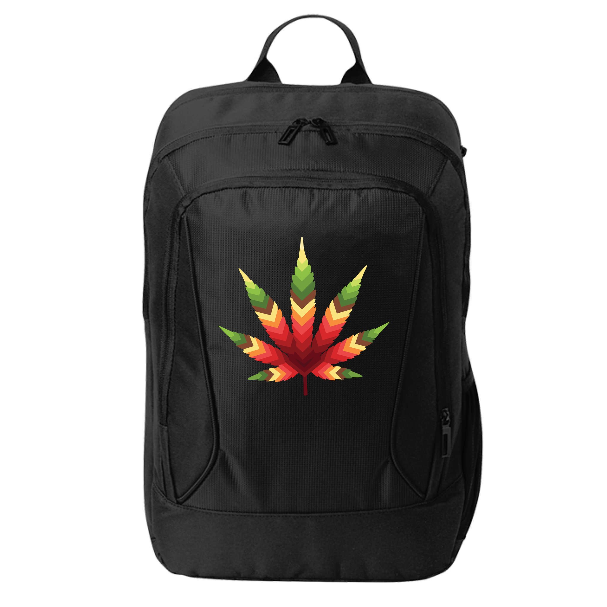 Cannabis Leaf City Backpack