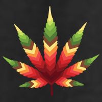 Cannabis Leaf Adult Drive Performance Visor