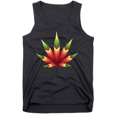 Cannabis Leaf Tank Top