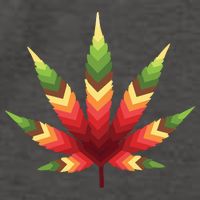 Cannabis Leaf Vector Backpack