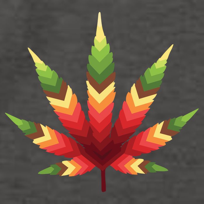 Cannabis Leaf Vector Backpack
