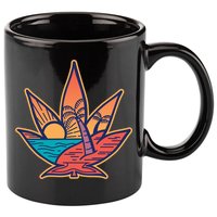 Cannabis Leaf Beach 11oz C Handle Ceramic Mug