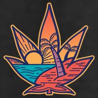 Cannabis Leaf Beach 25L Jumbo Tote