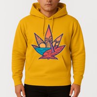Cannabis Leaf Beach Hoodie