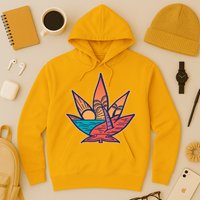 Cannabis Leaf Beach Hoodie