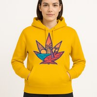 Cannabis Leaf Beach Hoodie