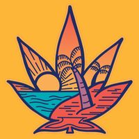 Cannabis Leaf Beach Hoodie