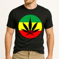 Cannabis Leaf Jamaican Style Cooling Performance Crew T-Shirt