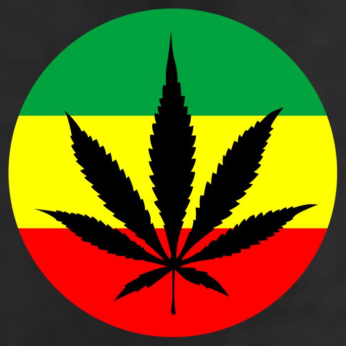 Cannabis Leaf Jamaican Style Adult Drive Performance Visor