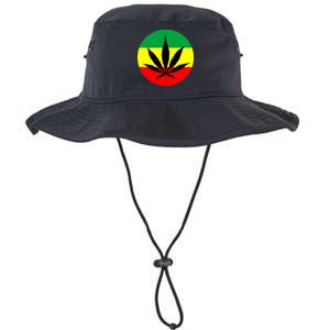 Cannabis Leaf Jamaican Style Legacy Cool Fit Booney Bucket Hat