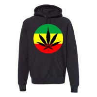 Cannabis Leaf Jamaican Style Premium Hoodie