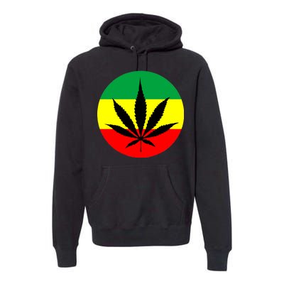 Cannabis Leaf Jamaican Style Premium Hoodie