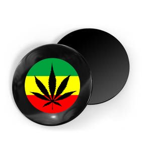 Cannabis Leaf Jamaican Style Magnet