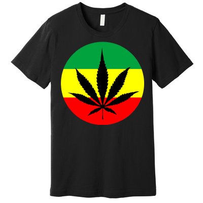 Cannabis Leaf Jamaican Style Premium T-Shirt