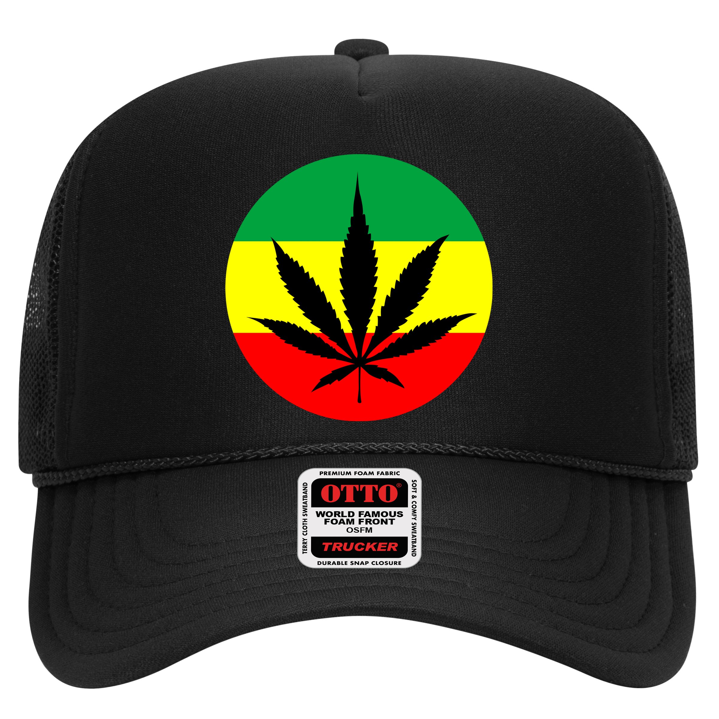 Cannabis Leaf Jamaican Style Hat