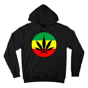 Cannabis Leaf Jamaican Style Tall Hoodie