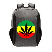 Cannabis Leaf Jamaican Style Vector Backpack
