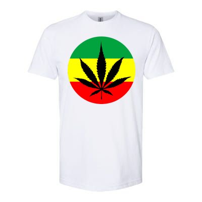 Cannabis Leaf Jamaican Style Softstyle® CVC T-Shirt