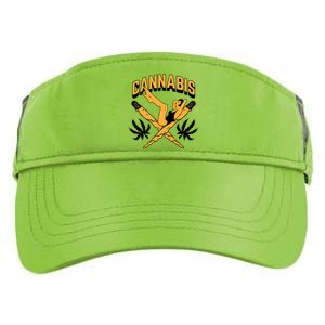 Cannabis Marijuana Joint Hammock Adult Drive Performance Visor