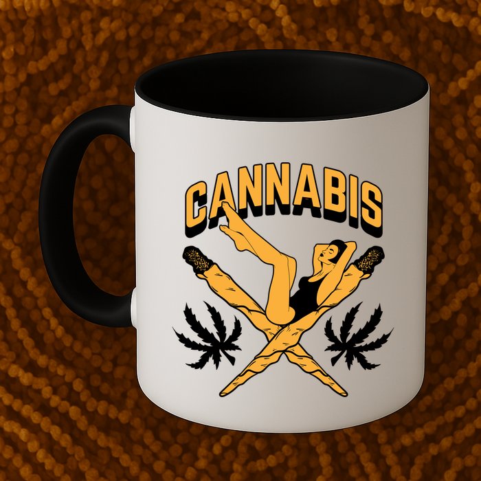 Cannabis Marijuana Joint Hammock Mug