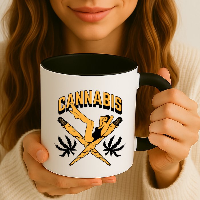 Cannabis Marijuana Joint Hammock Mug