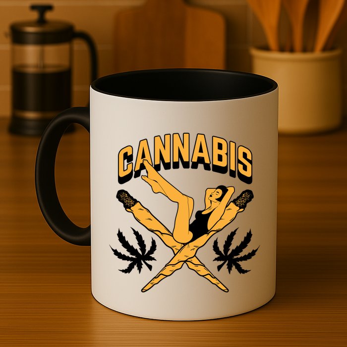 Cannabis Marijuana Joint Hammock Mug