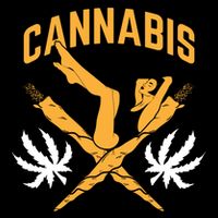 Cannabis Marijuana Joint Hammock 16 in Basic Backpack
