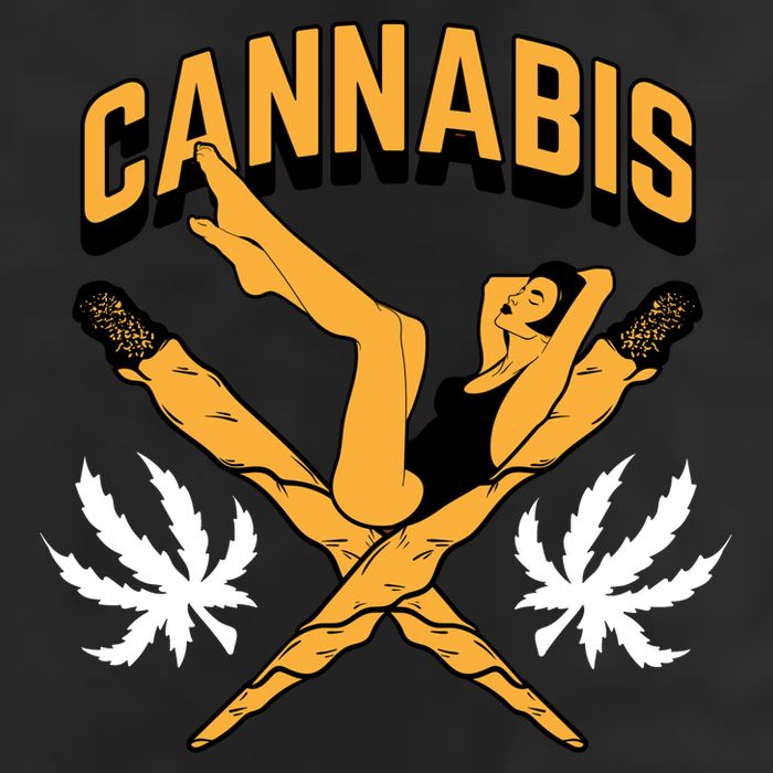 Cannabis Marijuana Joint Hammock Golf Towel