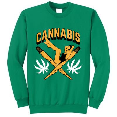 Cannabis Marijuana Joint Hammock Sweatshirt