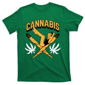 Cannabis Marijuana Joint Hammock T-Shirt