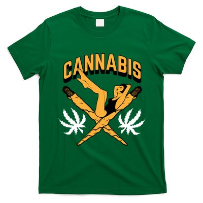 Cannabis Marijuana Joint Hammock T-Shirt