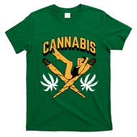 Cannabis Marijuana Joint Hammock T-Shirt