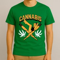 Cannabis Marijuana Joint Hammock T-Shirt