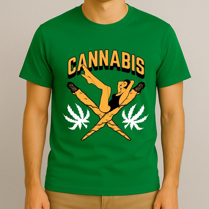 Cannabis Marijuana Joint Hammock T-Shirt