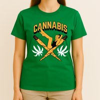 Cannabis Marijuana Joint Hammock T-Shirt