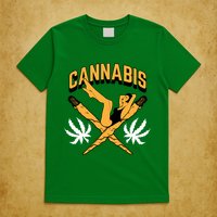 Cannabis Marijuana Joint Hammock T-Shirt