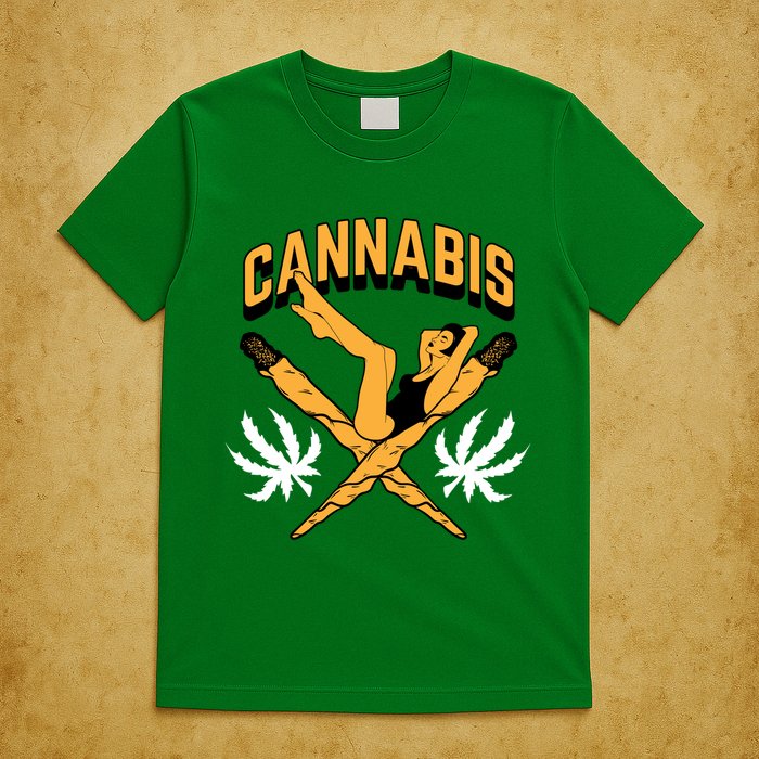 Cannabis Marijuana Joint Hammock T-Shirt