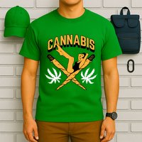 Cannabis Marijuana Joint Hammock T-Shirt