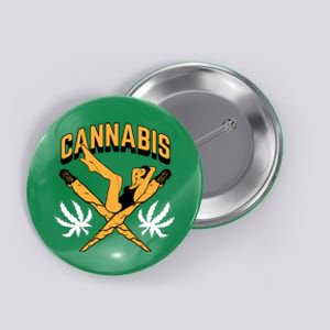 Cannabis Marijuana Joint Hammock Button