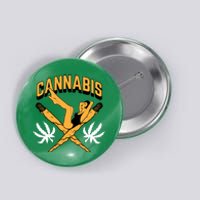 Cannabis Marijuana Joint Hammock Button